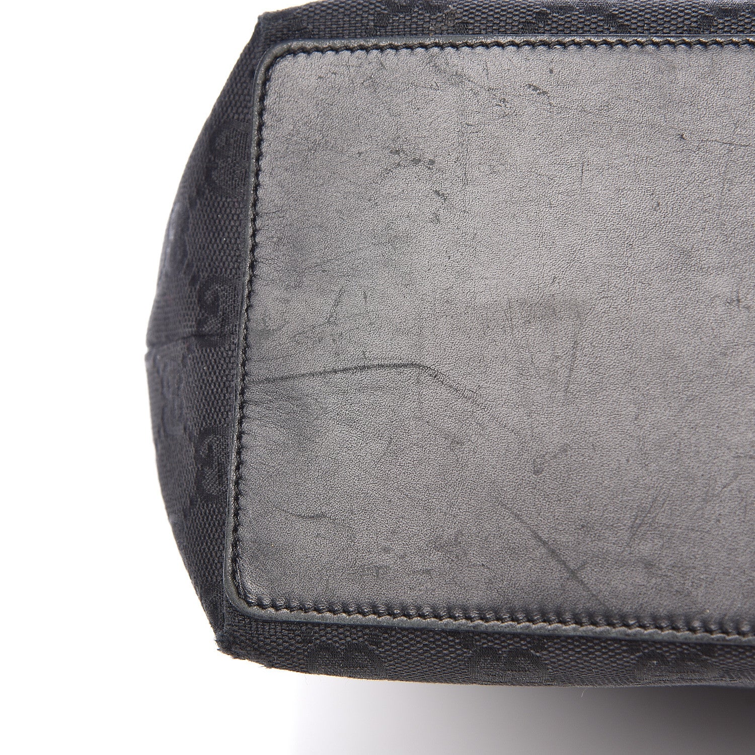 Gucci Monogram Bucket Tote Black 17 of 20
