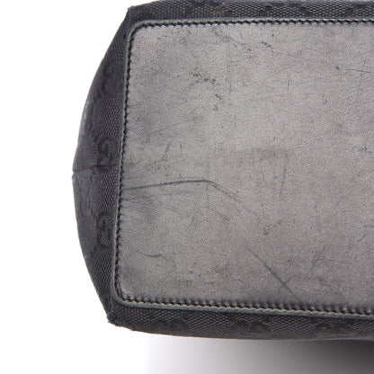 Gucci Monogram Bucket Tote Black 17 of 20