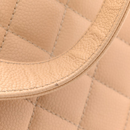 Chanel Caviar Quilted Grand Shopping Tote GST Beige Clair 17 of 19