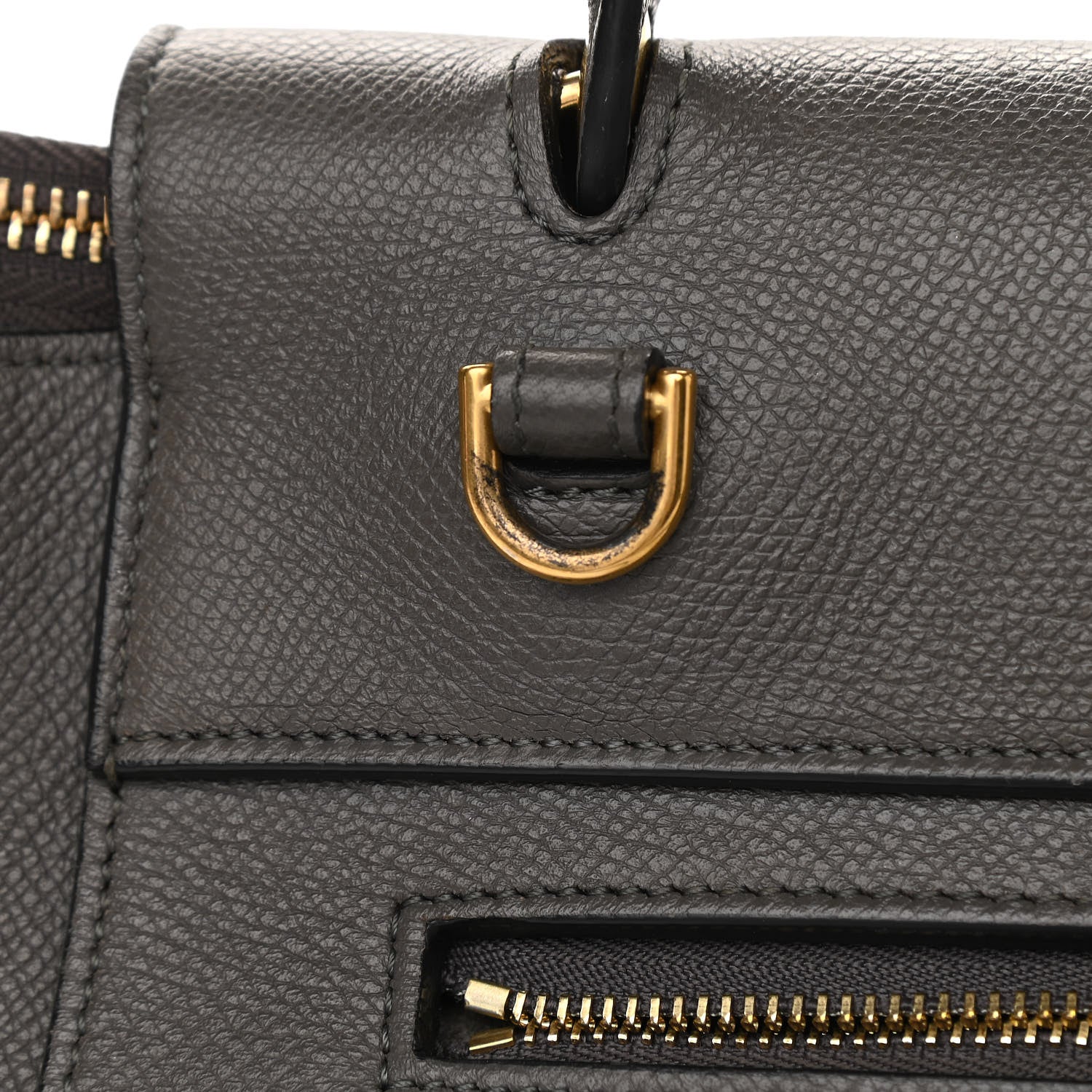 Celine Baby Grained Calfskin Micro Belt Bag Grey 20 of 20