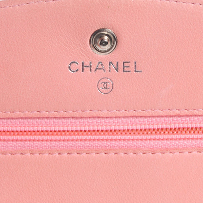Chanel Caviar Timeless CC Wallet on Chain WOC Pink 5 of 8