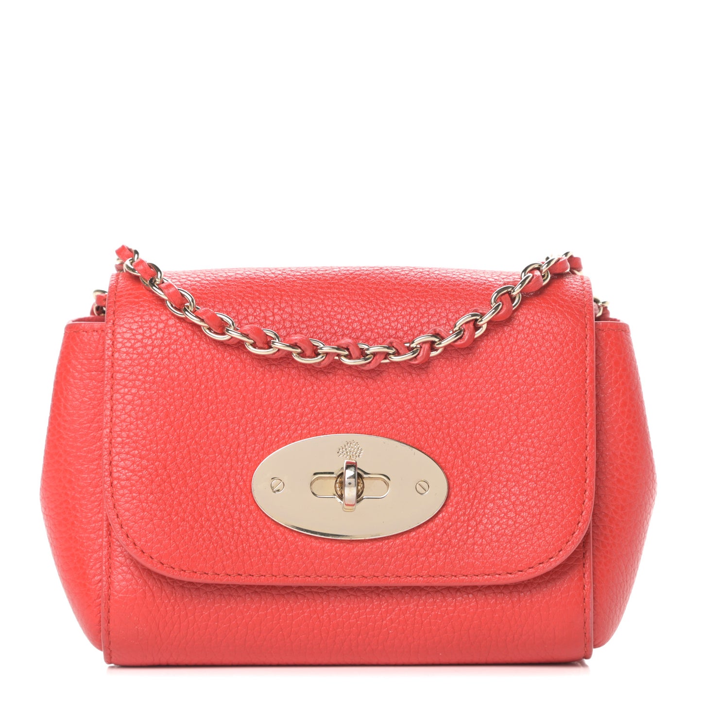 Classic Grain Calfskin Mini Lily Hibiscus