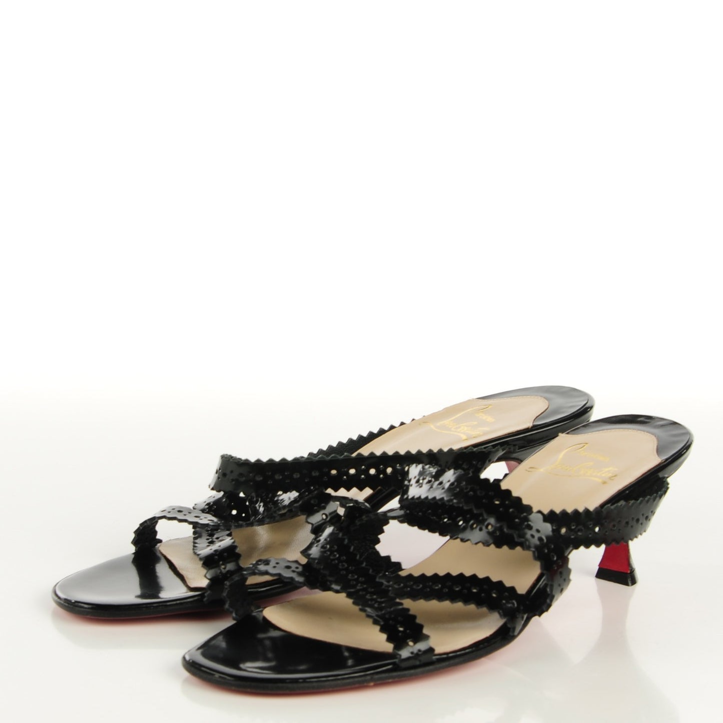 Patent Sandals 39 Black