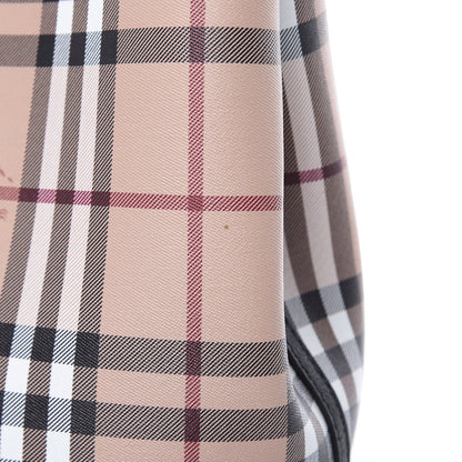 Burberry Haymarket Check Colours Small Lorne Bucket Crossbody Black 9 of 9