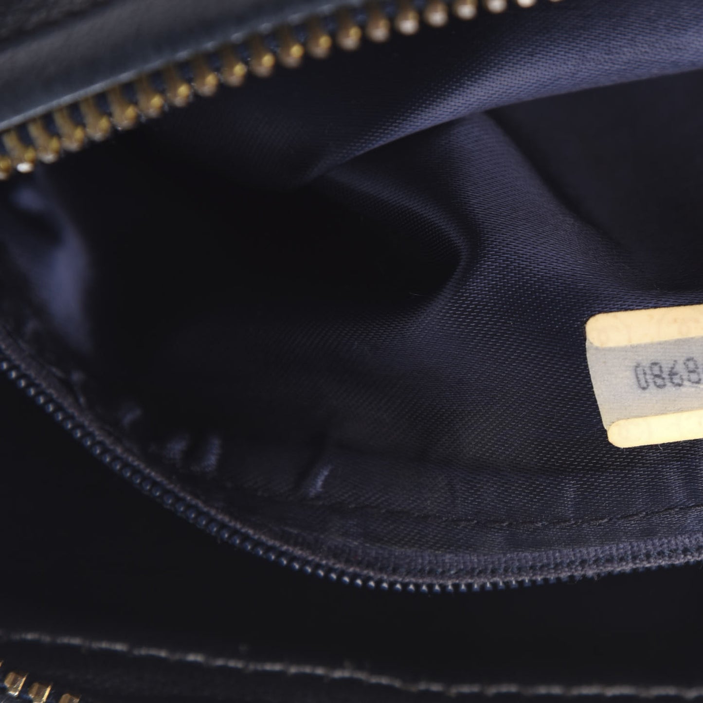 Lambskin Quilted CC Tassel Camera Case Navy