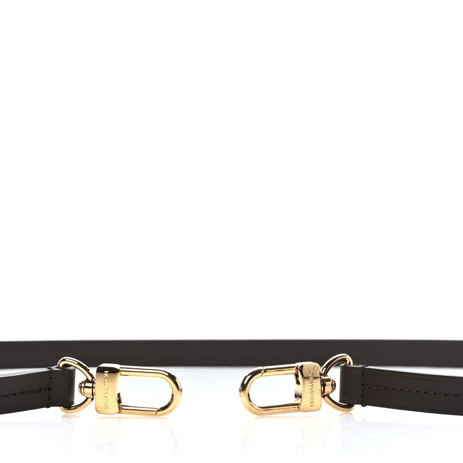 Louis Vuitton Calfskin Croisette Shoulder Strap Brown 3 of 3