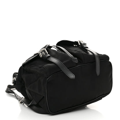 Prada Tessuto Nylon Vitello Backpack Black 4 of 12