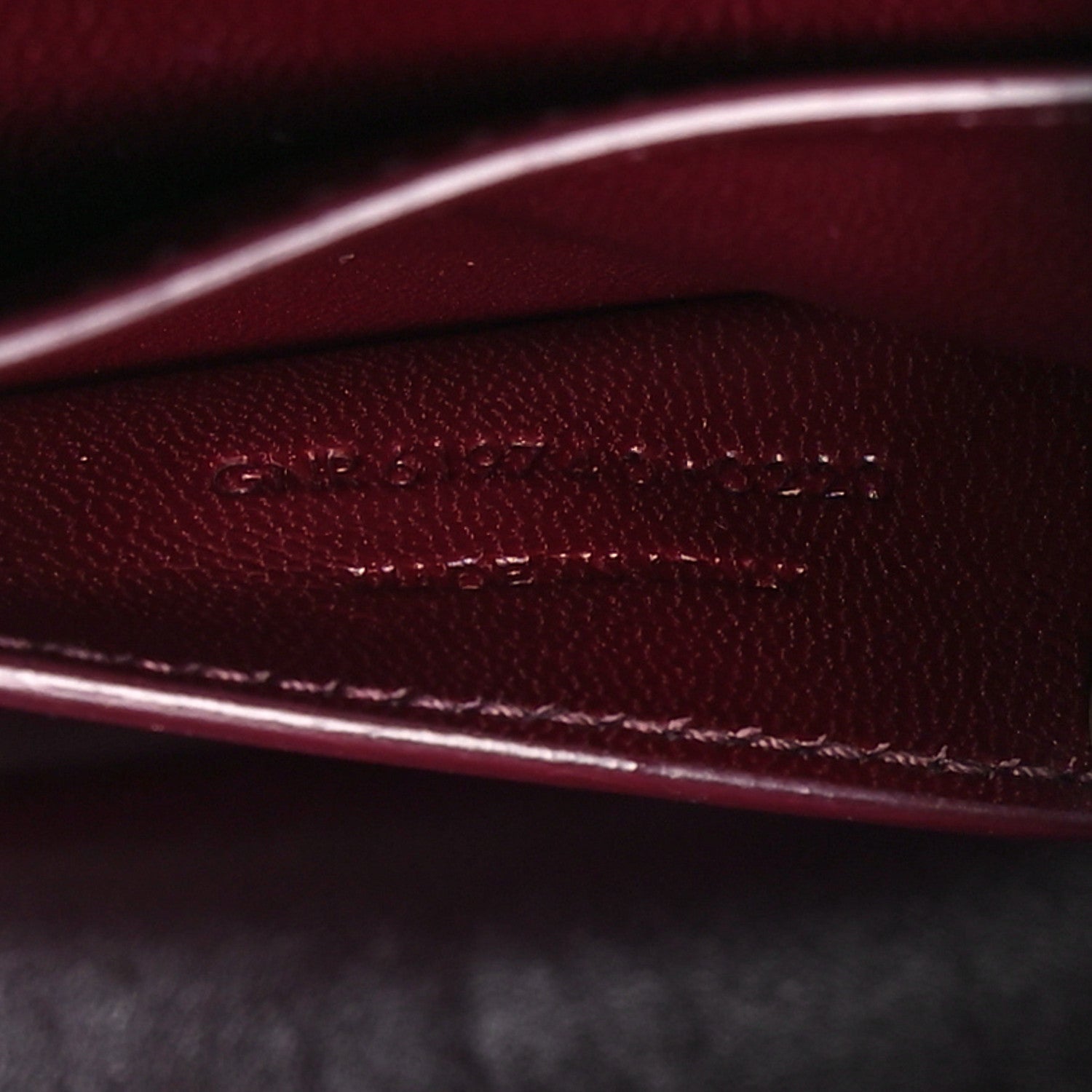 Saint Laurent Snakeskin Small Kaia Satchel Burgundy 7 of 10