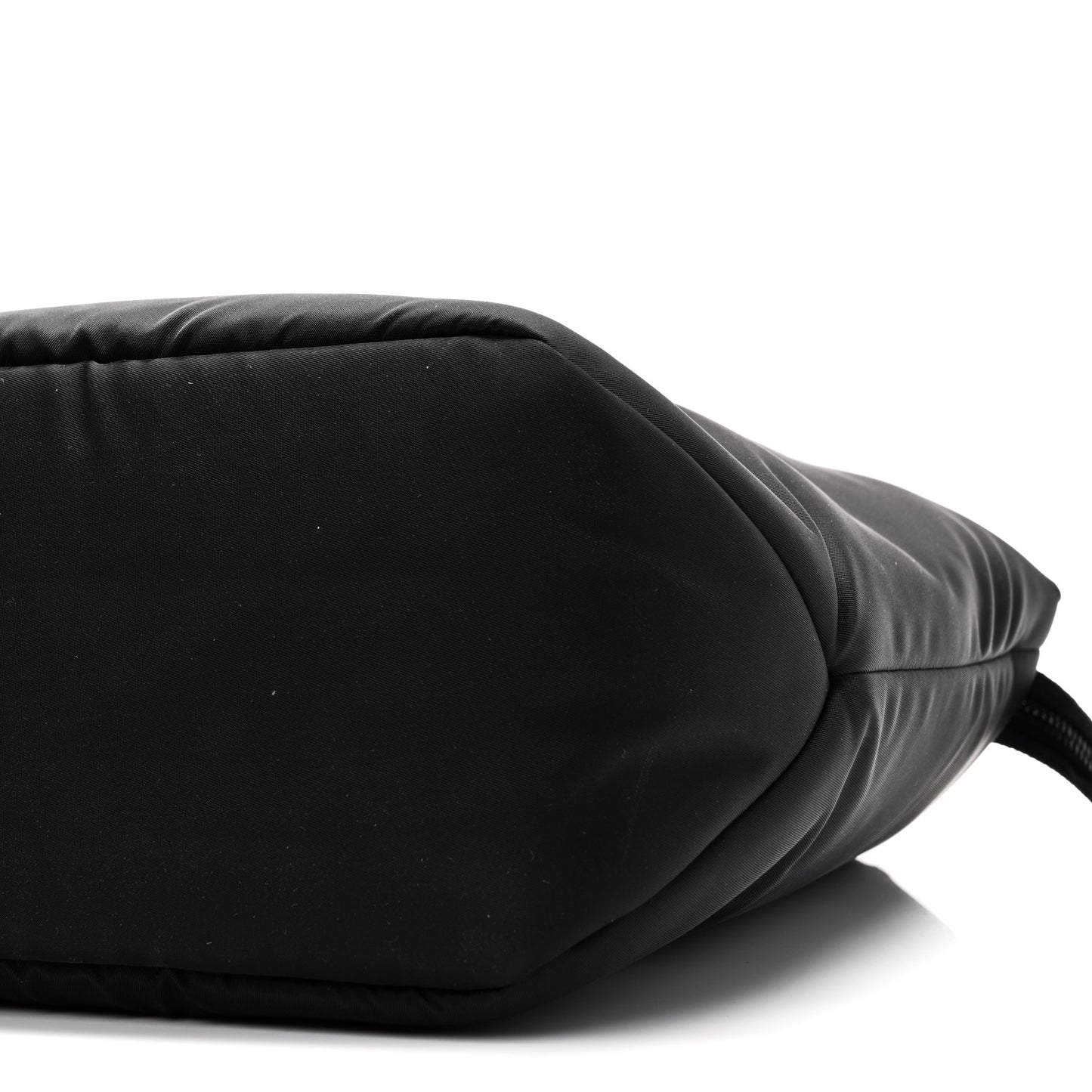 Tessuto Nylon Soft Padded Small Shopping Tote Black