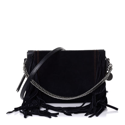 Givenchy Calfskin Suede Fringe Cross 3 Crossbody Bag Dark Blue 1 of 4