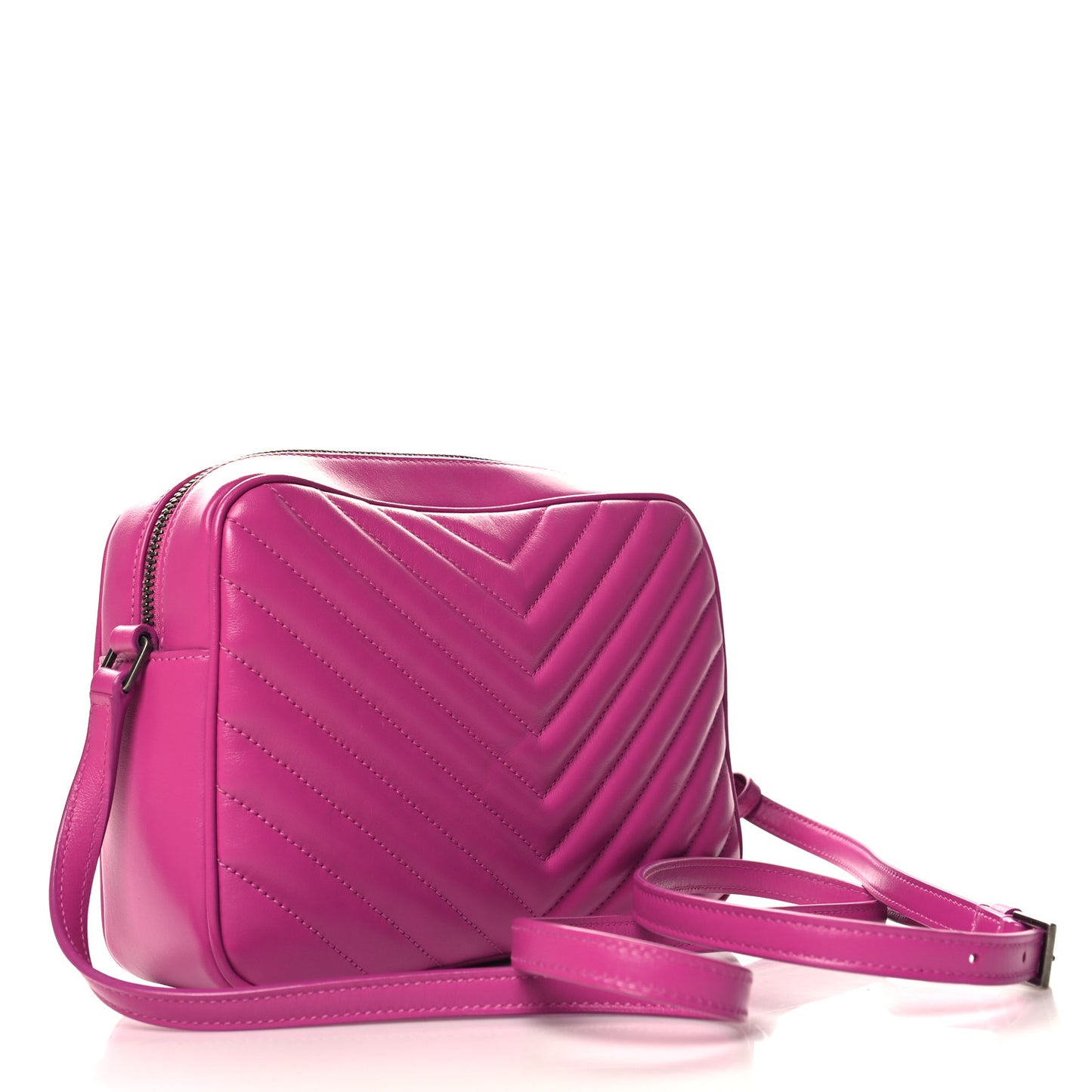 Calfskin Matelasse Monogram Lou Camera Bag Electric Fuchsia