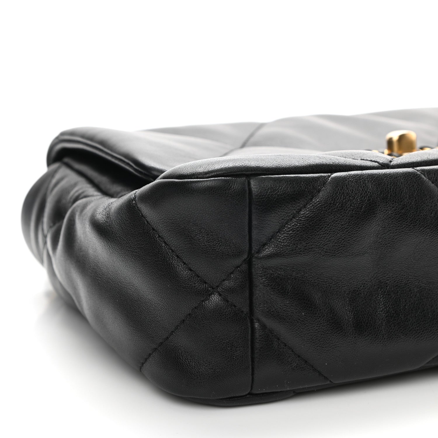 Chanel Lambskin Quilted Medium Chanel 19 Flap Black 9 of 10
