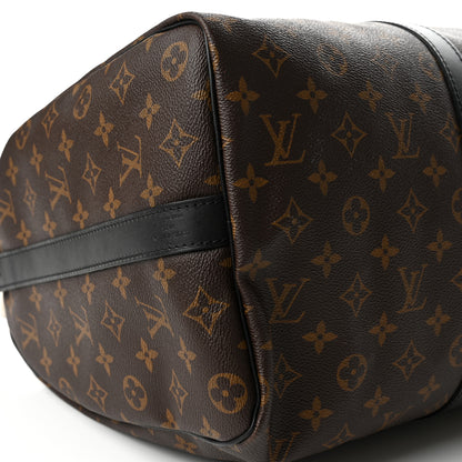 Louis Vuitton Monogram Macassar Keepall Bandouliere 45 7 of 8