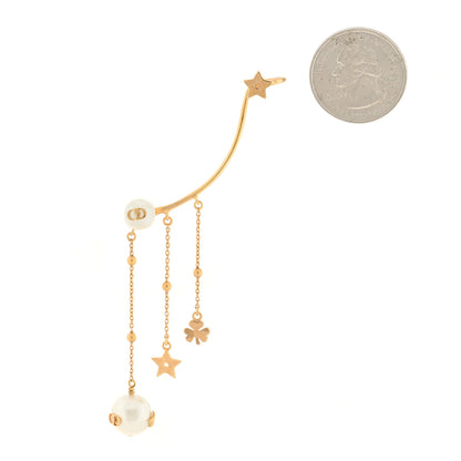 Christian Dior Pearl Perles De Desir Ear Cuff Gold White 2 of 4