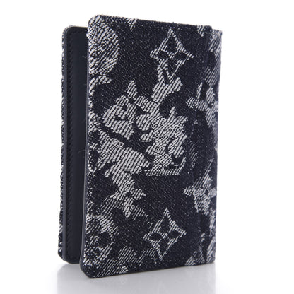 Louis Vuitton Monogram Tapestry Pocket Organizer Bleu 3 of 8