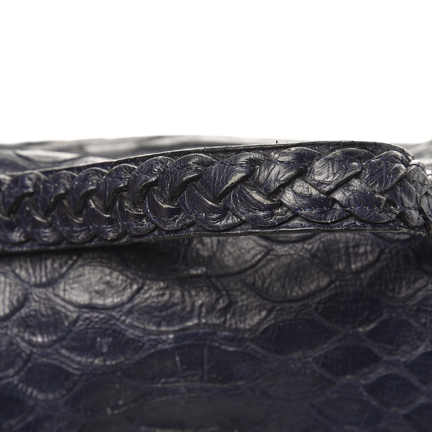 Silky Snake Print Oversized Alexa Nightshade Blue