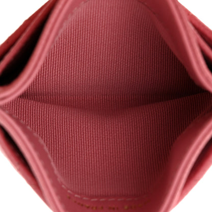 Chanel Caviar Quilted Card Holder Pink 5 of 13