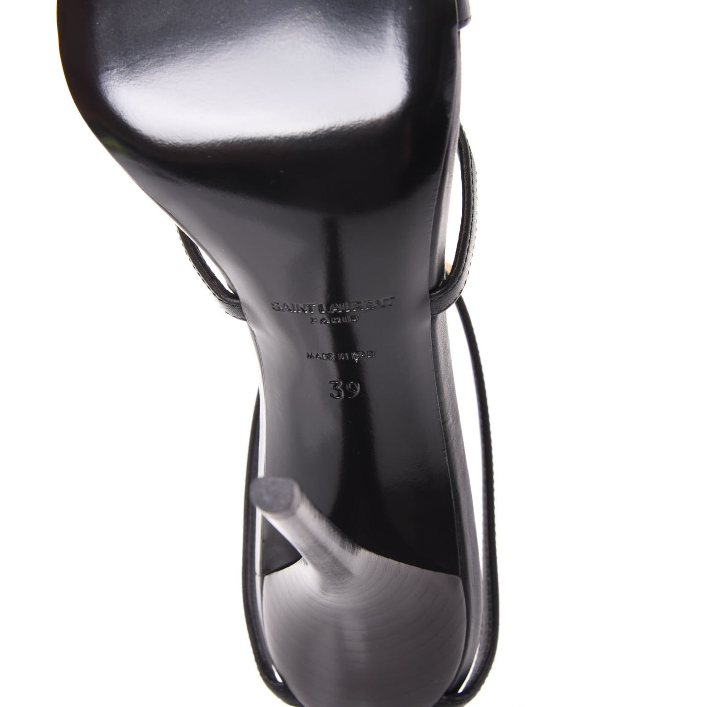 Calfskin Cassandra 110 Sandals 39 Black