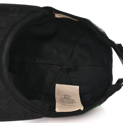 Gucci Monogram Web Baseball Hat XS Black 7 of 9