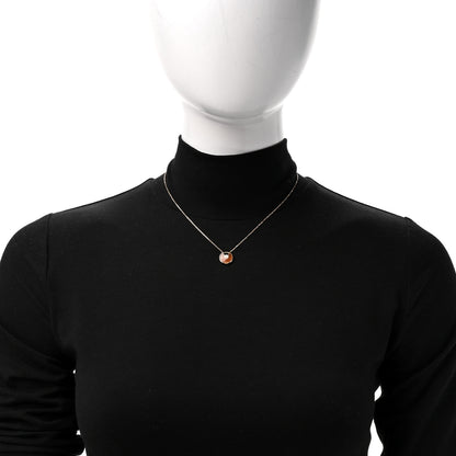 Cartier 18K Pink Gold Diamond Carnelian XS Amulette de Cartier Pendant Necklace 2 of 5