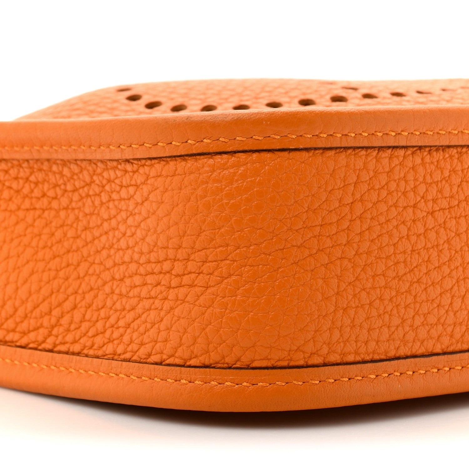 Hermes Taurillon Clemence Evelyne TPM Abricot 10 of 12