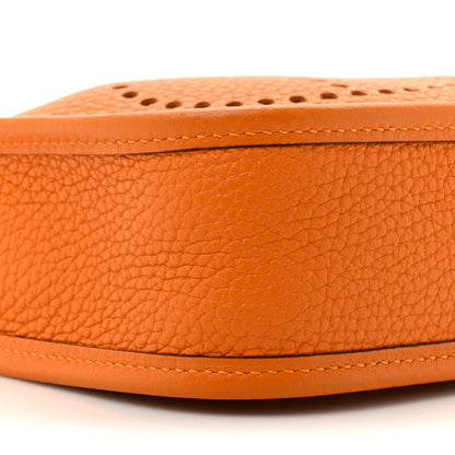 Hermes Taurillon Clemence Evelyne TPM Abricot 10 of 12