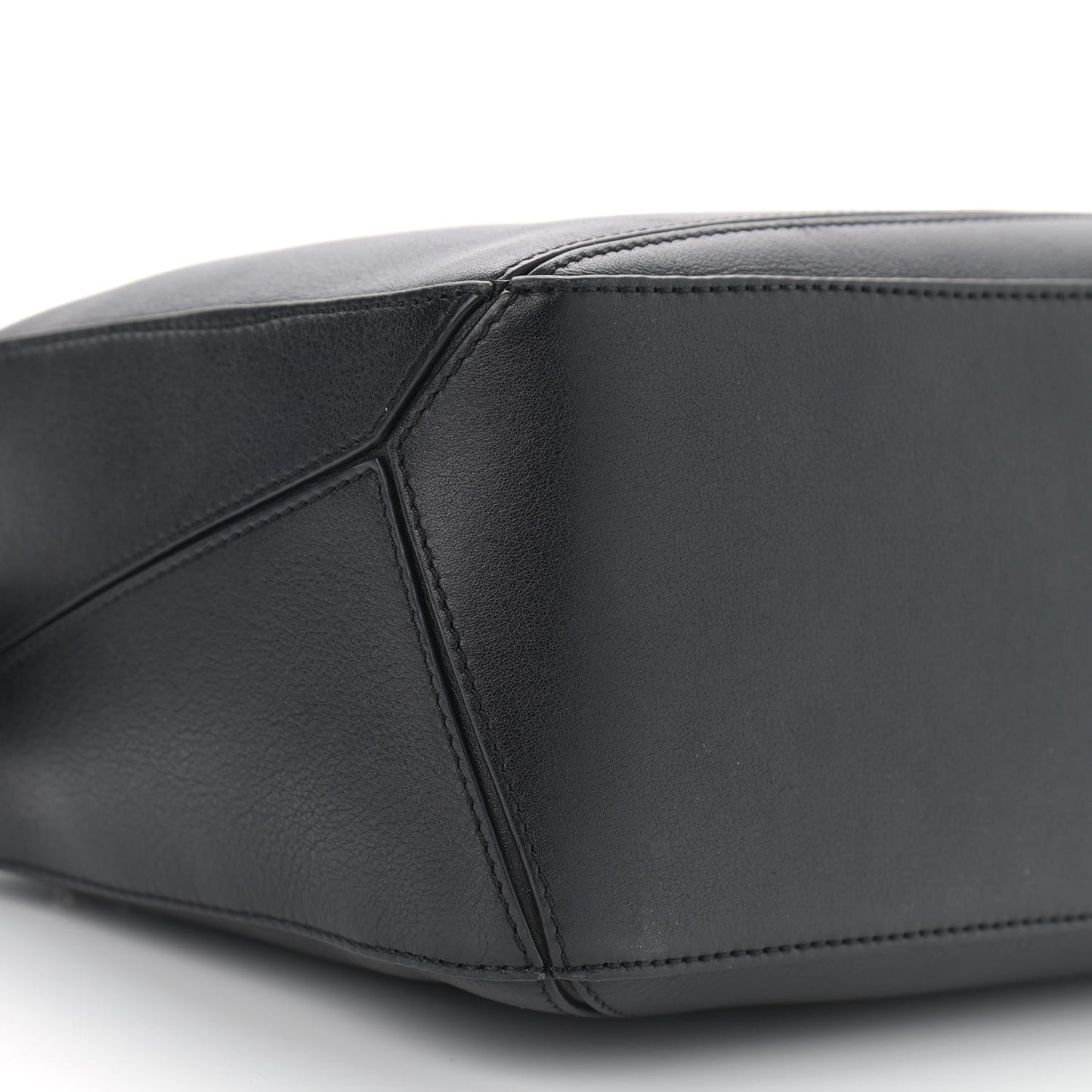 Calfskin Small Puzzle Bag Black
