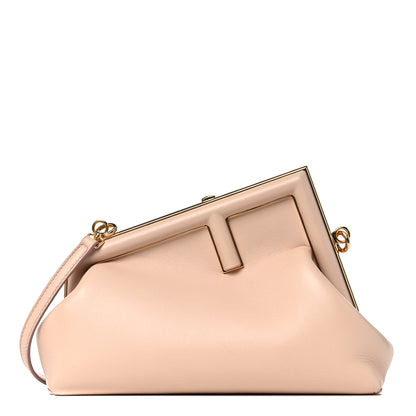 Fendi Shiny Nappa Small Fendi First Poudre 1 of 14