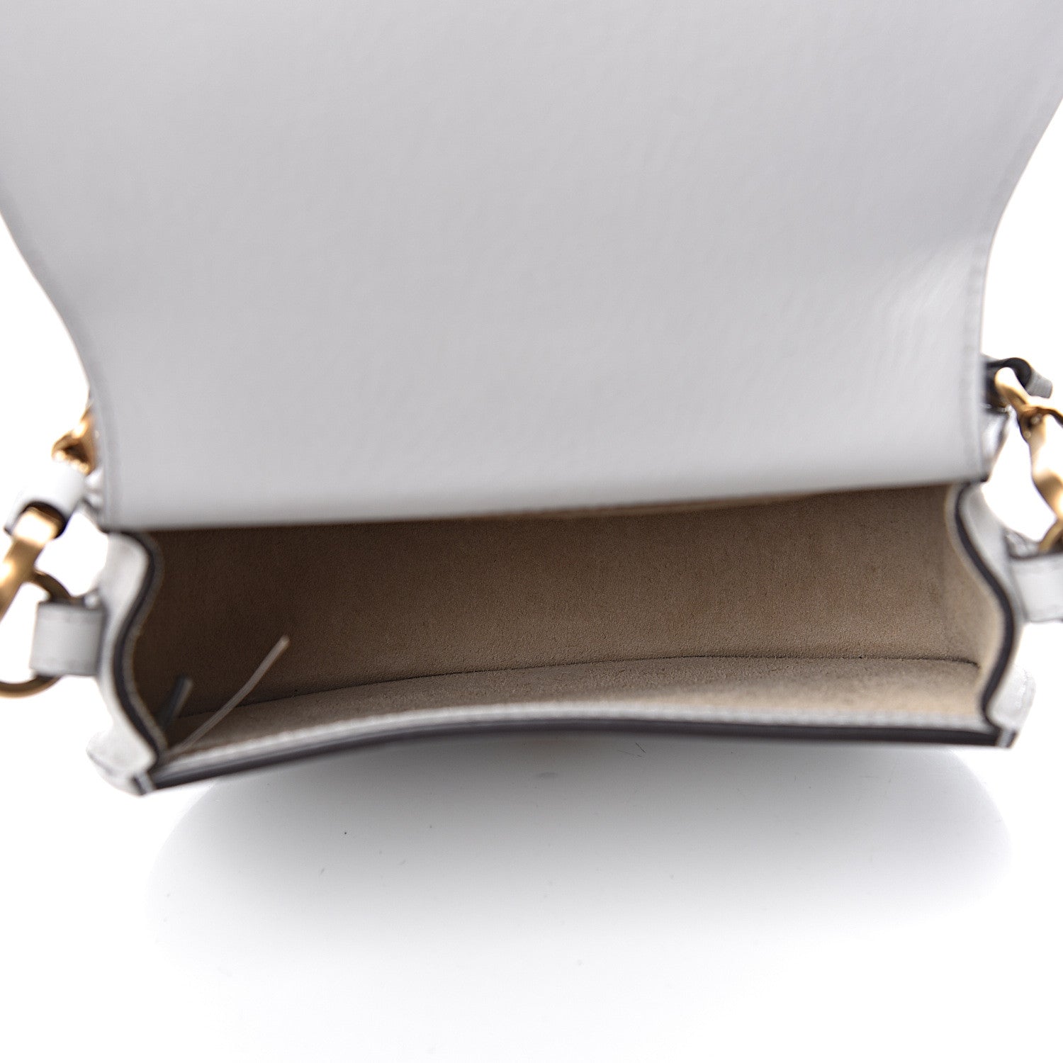 Chloe Calfskin Suede Small Nile Bracelet Bag Airy Grey 5 of 10