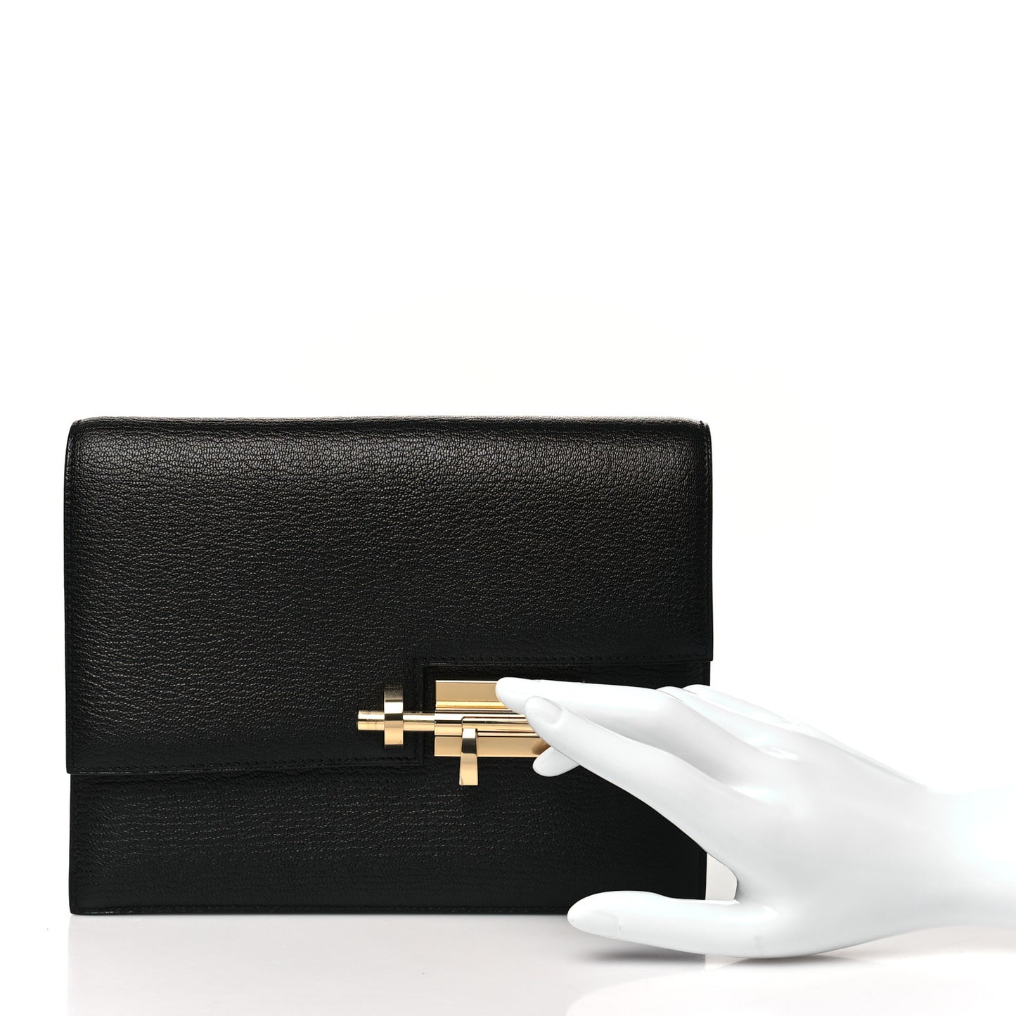 Chevre Mysore Verrou Clutch Black