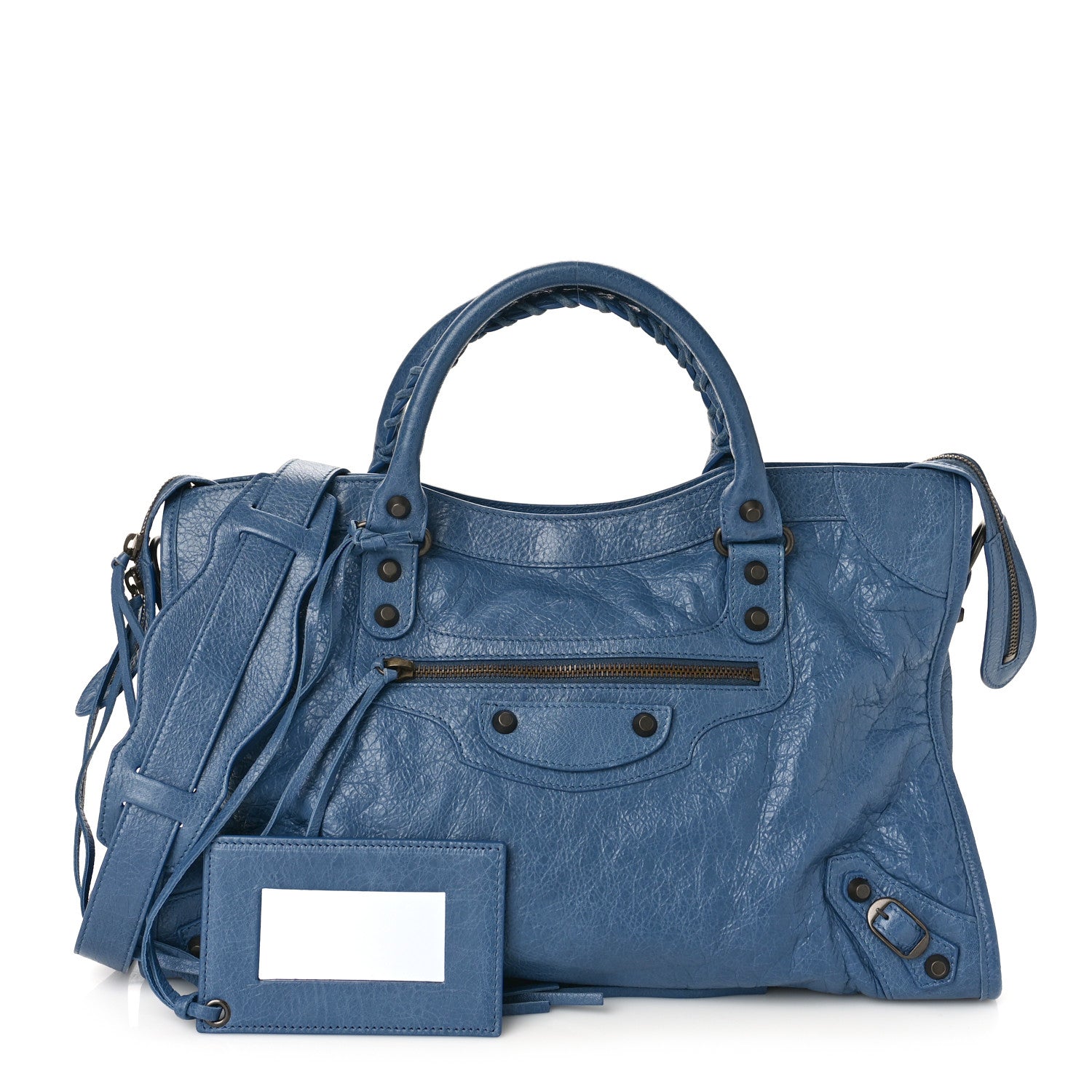 Balenciaga Agneau Classic Hardware City Bleu Persan 1 of 9