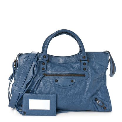 Balenciaga Agneau Classic Hardware City Bleu Persan 1 of 9
