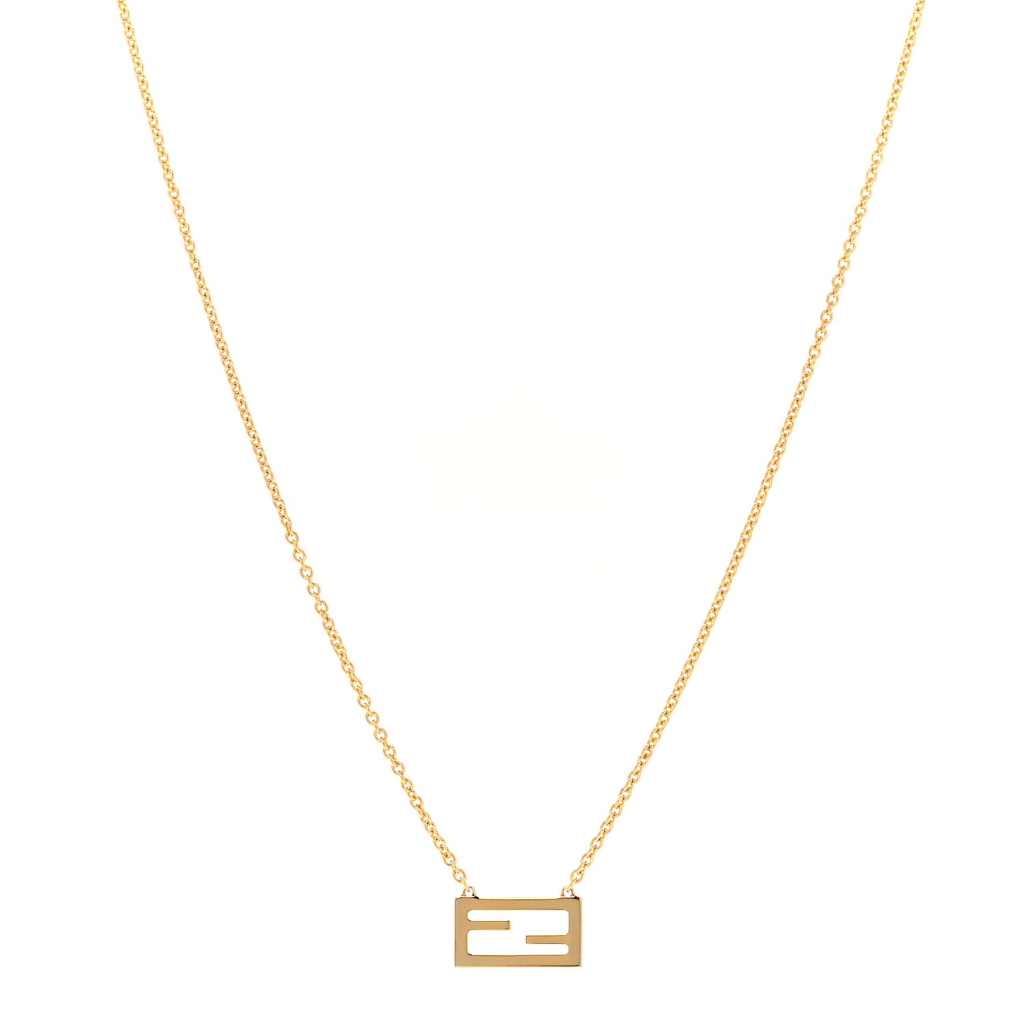 Bronze Baguette Necklace Gold