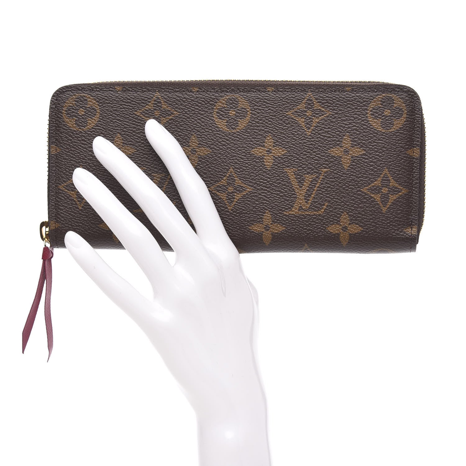 Louis Vuitton Monogram Clemence Wallet Fuchsia 2 of 8