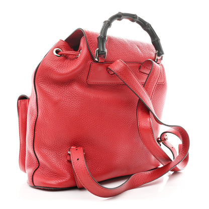 Gucci Cellarius Calfskin Medium Bamboo Backpack Petunia 3 of 11