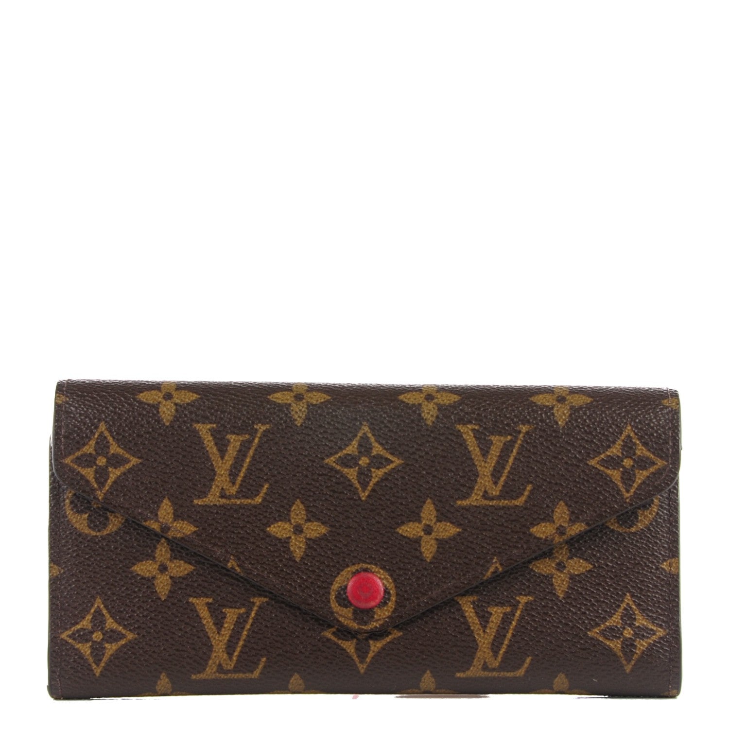 Louis Vuitton Monogram Josephine Wallet Red 1 of 7