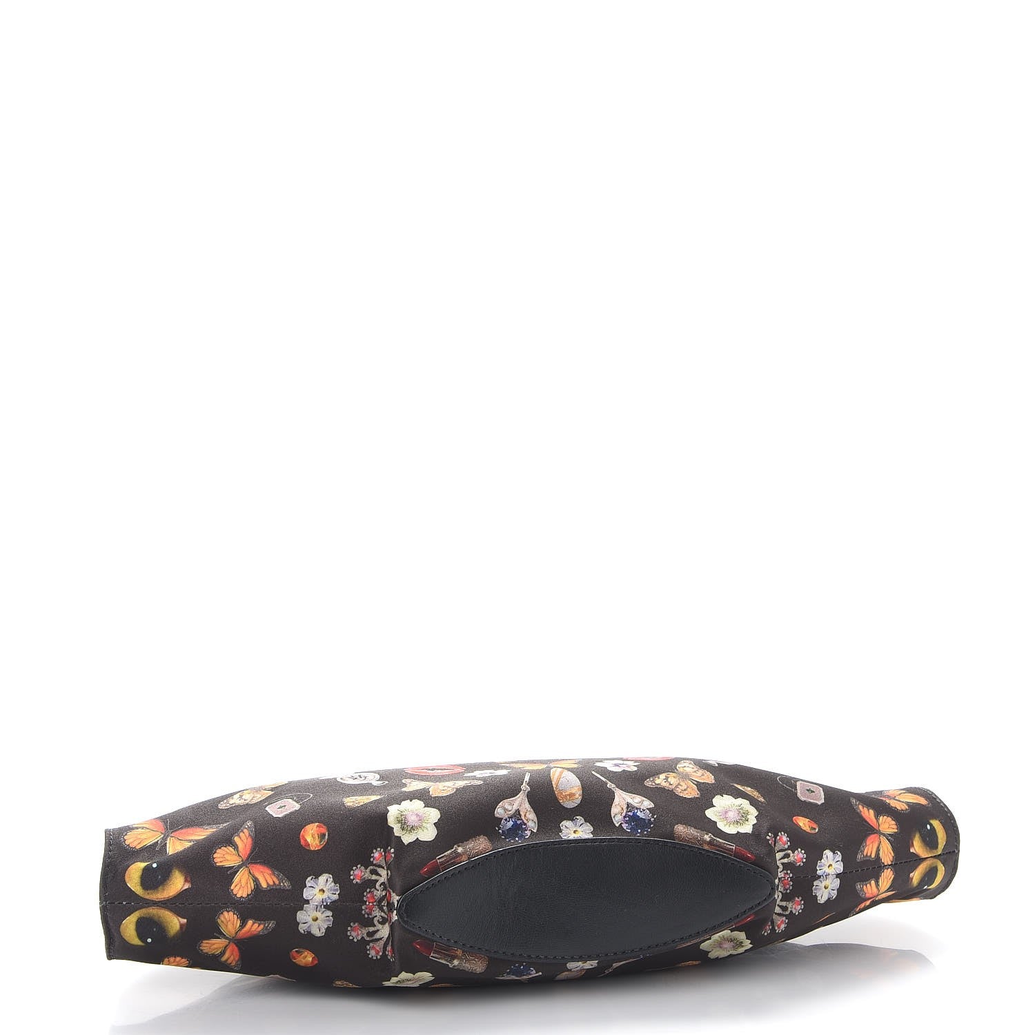 Alexander McQueen Silk Obsessions De Manta Clutch Black 4 of 7
