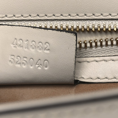 Gucci Calfskin Small Sylvie Shoulder Bag Off White 7 of 13