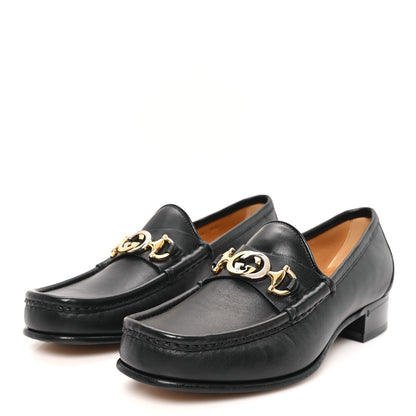 Gucci Agnello Plonge Granada Kid Mens Zumi Loafers 6 Black 4 of 10