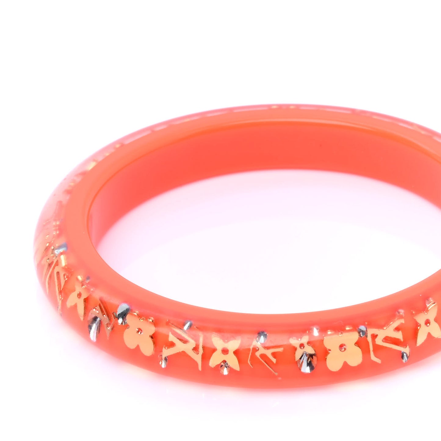 Resin Swarovski Medium Inclusion Bracelet PM Orange Sunset