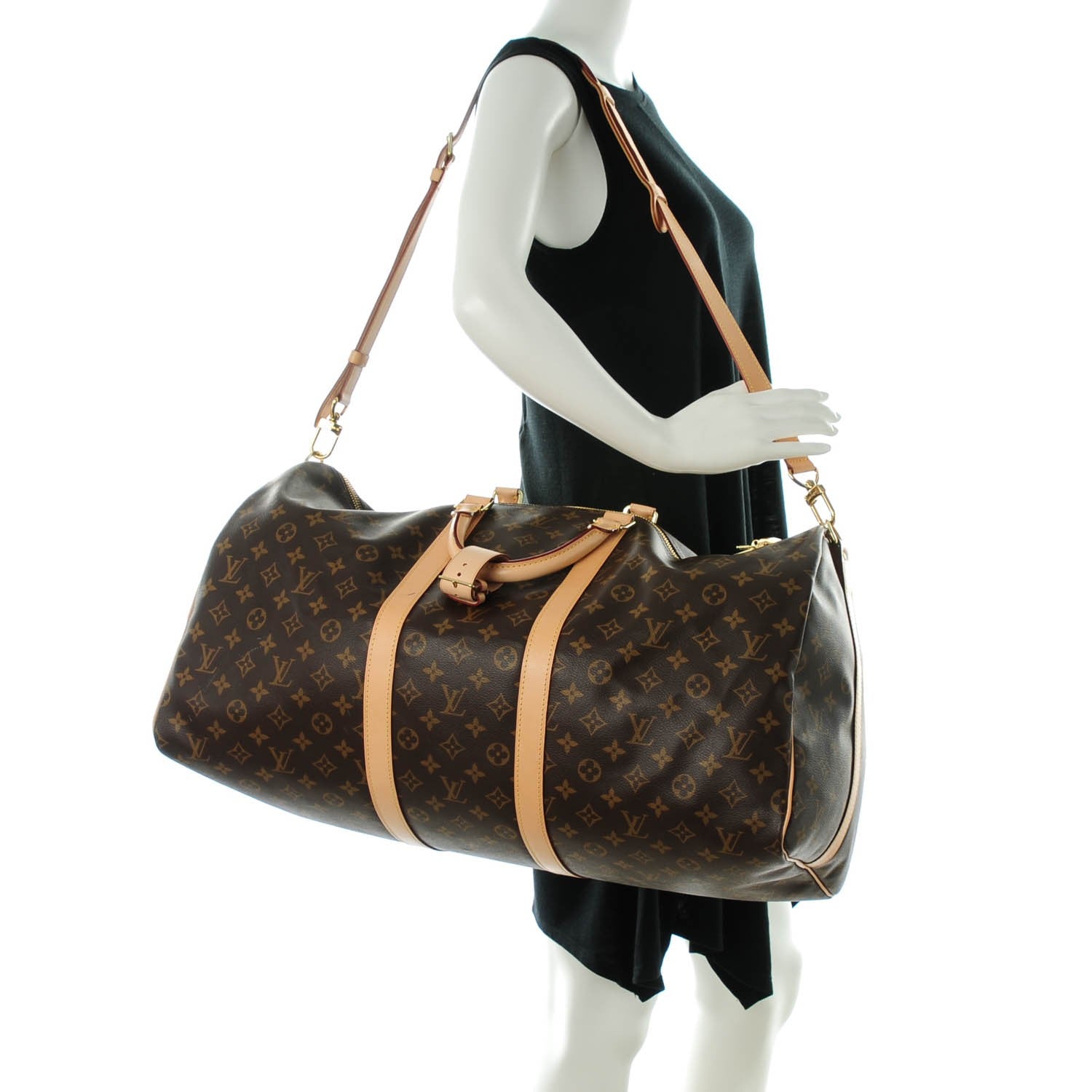 Louis Vuitton Monogram Keepall Bandouliere 55 2 of 7