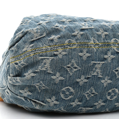 Louis Vuitton Monogram Denim Pleaty Blue 9 of 12