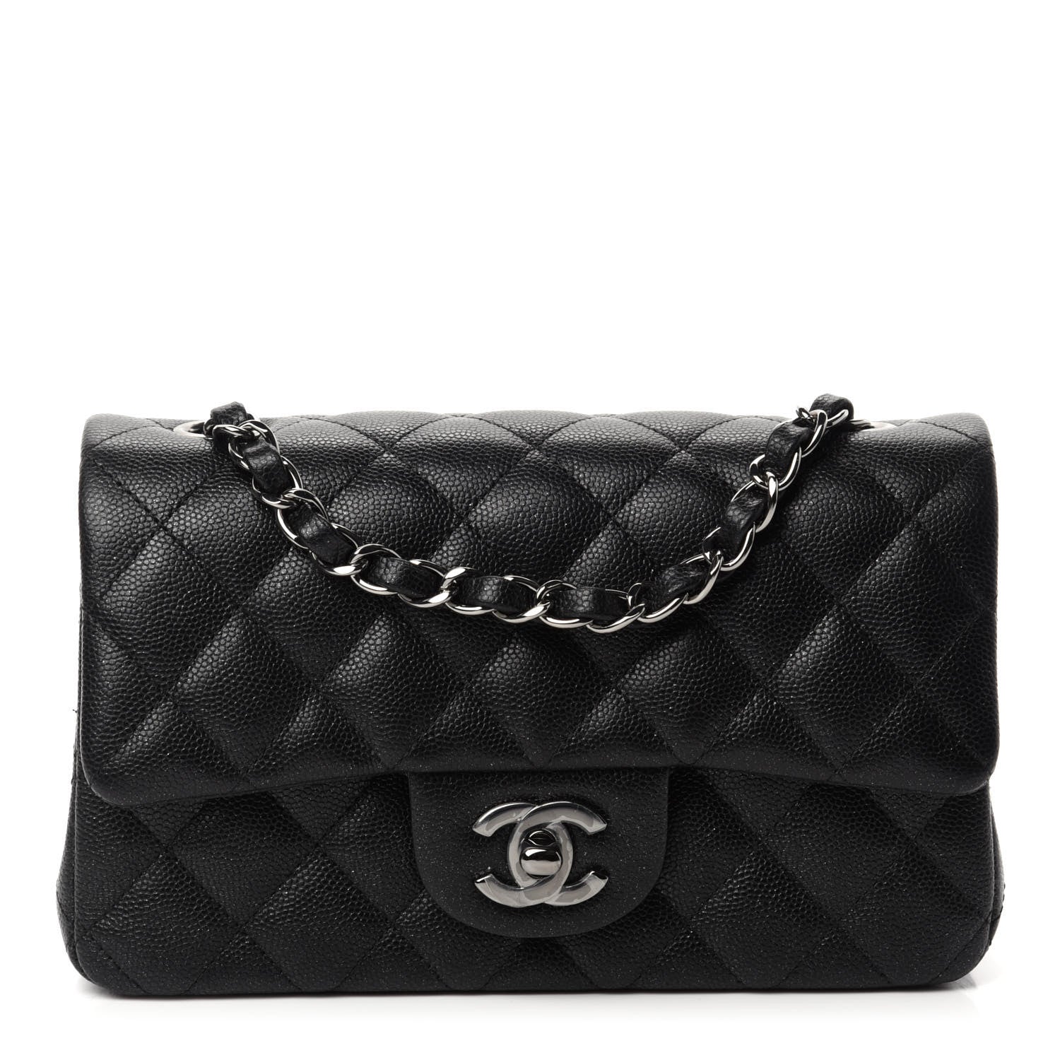 Chanel Caviar Quilted Mini Rectangular Flap Black 1 of 13