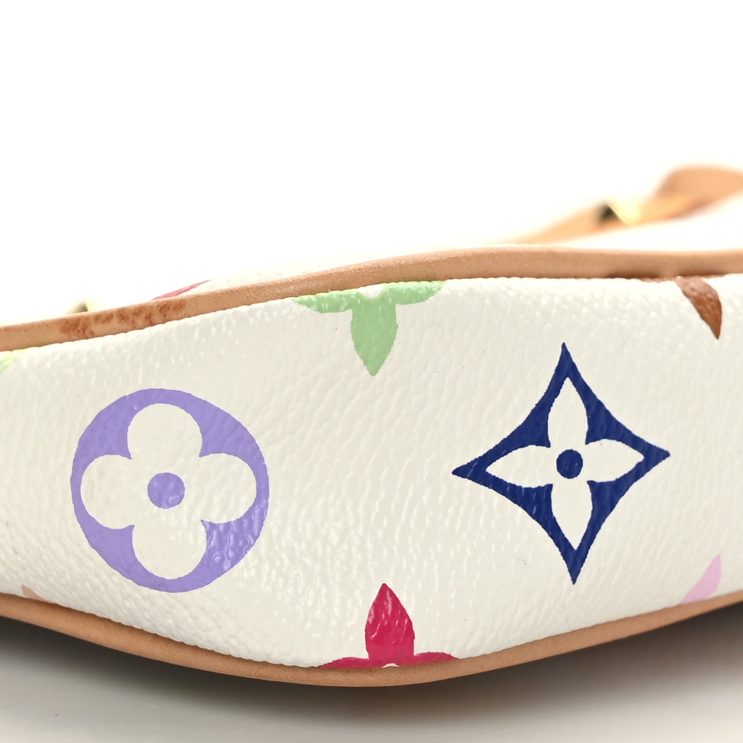 Louis Vuitton Monogram Multicolor Pochette Accessories White 9 of 11
