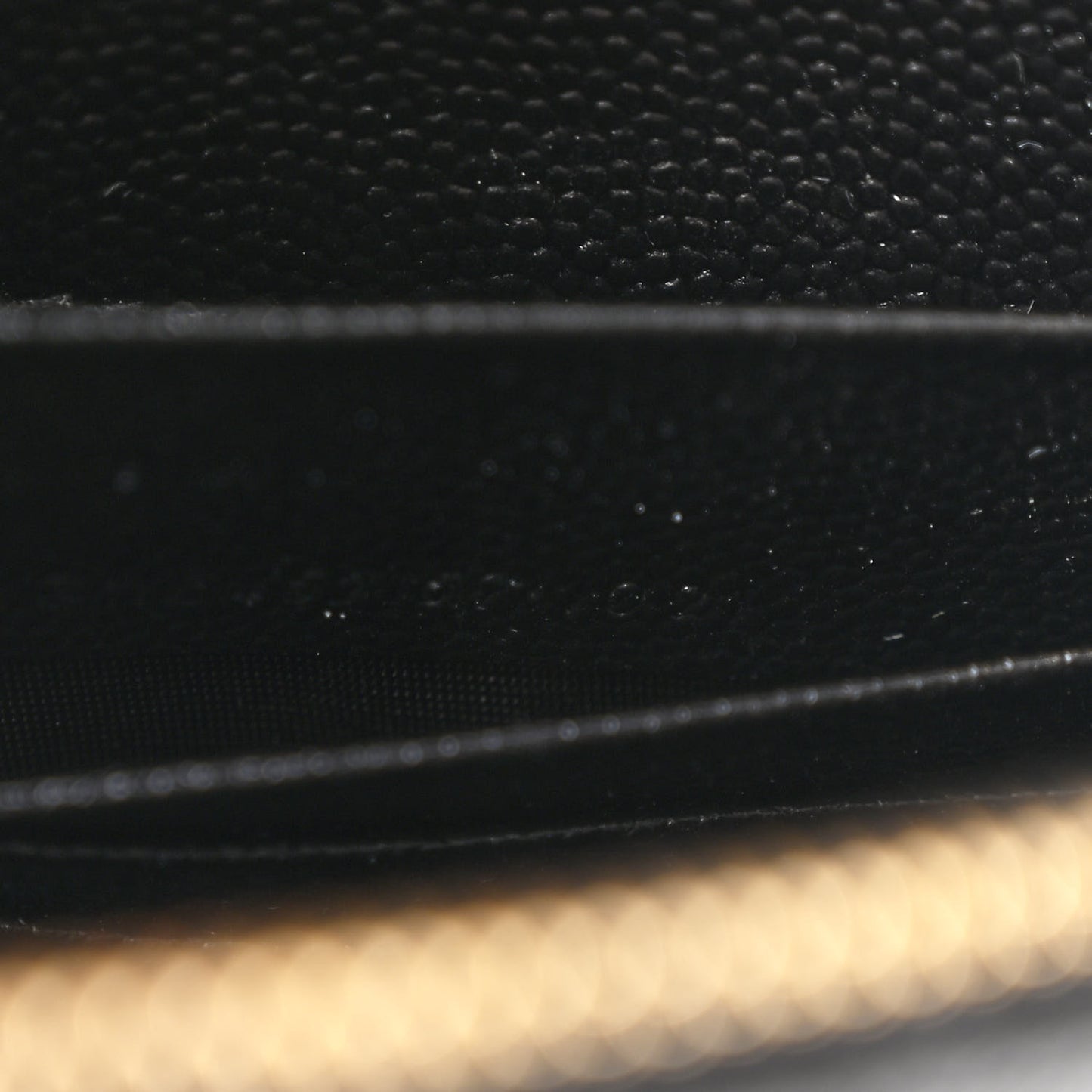 Grain De Poudre Classic Monogram Kate Tassel Chain Wallet Black