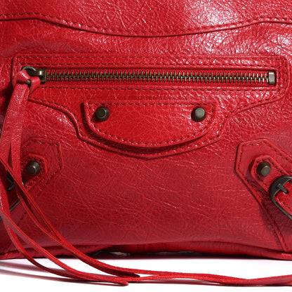 Balenciaga Agneau Porte Toilette Makeup Clutch Rouge Cardinal 8 of 10
