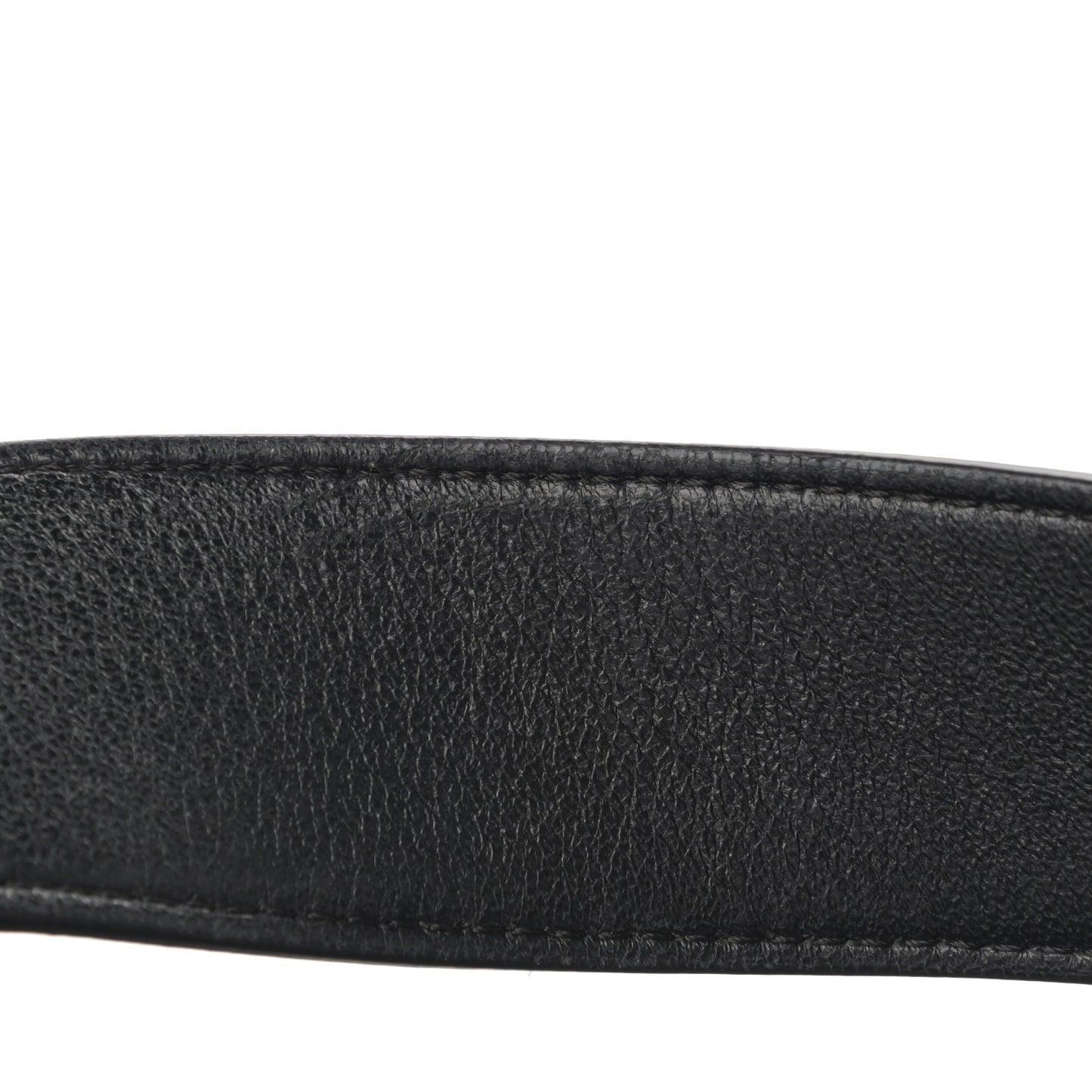 Nappa FF 1974 Embossed Large Baguette Black