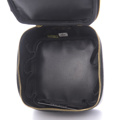 Chanel Caviar CC Vanity Cosmetic Case Black 5 of 9