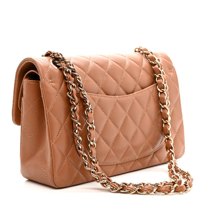 Chanel Lambskin Quilted Small Double Flap Brown 3 of 11