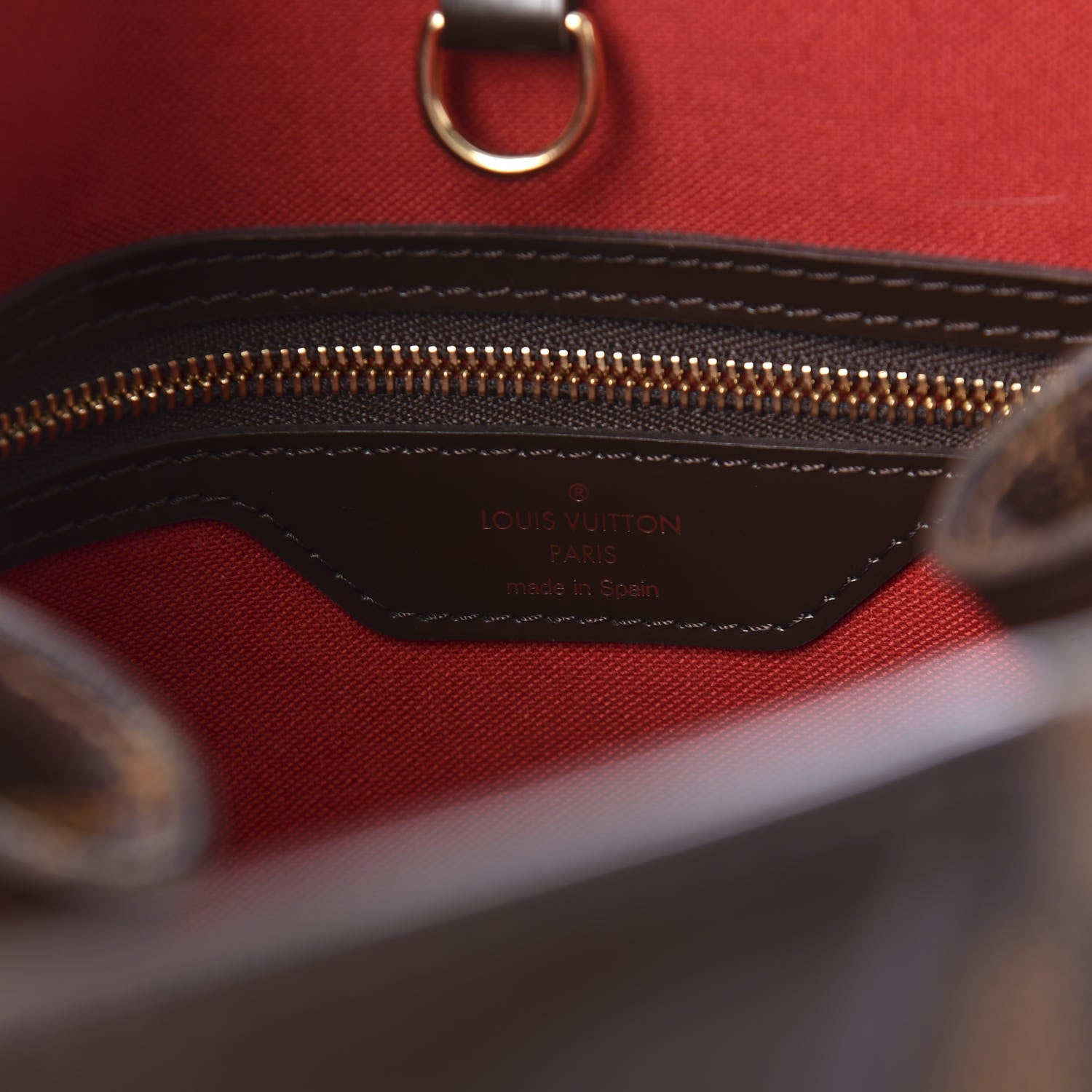 Louis Vuitton Damier Ebene Cabas Rivington 8 of 9